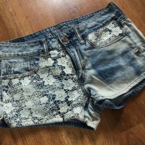 Lace shorts
